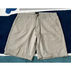 CPO Provisions Men's 34 W Tan Linen Shorts